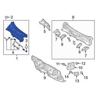 Mazda OE - Front Left Cowl Cover