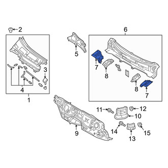 Mazda OE - Front Left Cowl Side Panel