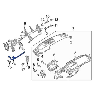 Mazda OE - Instrument Panel Knee Bolster
