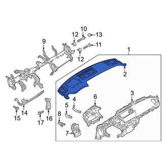 Mazda OE - Upper Instrument Panel Pad