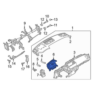 Mazda OE - Instrument Panel Storage Compartment