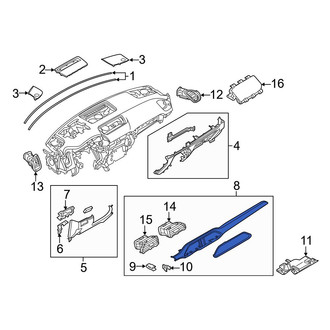 Mazda OE - Right Instrument Panel Molding