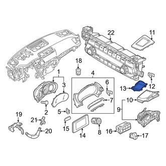 Mazda OE - Inner Instrument Panel Bezel