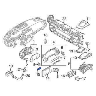 Mazda OE - Left Instrument Panel Molding