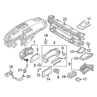 Mazda OE - Rear Console Screw