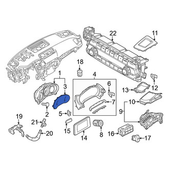 Mazda OE - Instrument Panel Lens
