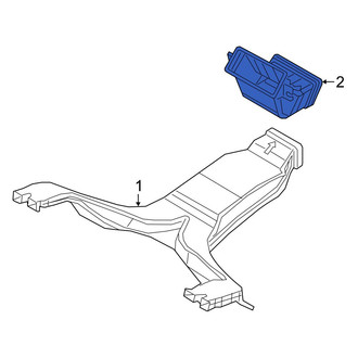 Mazda OE - Rear Upper Instrument Panel Air Duct