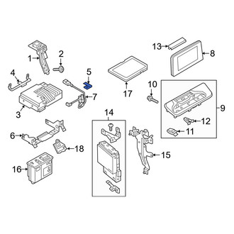 Mazda OE - Front Radio Bracket