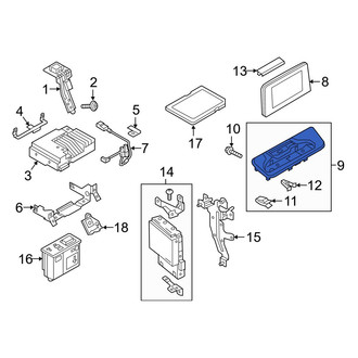Mazda OE - GPS Navigation System Bracket
