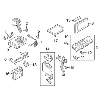 Mazda OE - Instrument Panel - Sound System (Receivers and Display)