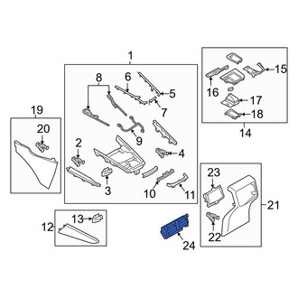 Mazda OE - Front Console Air Vent