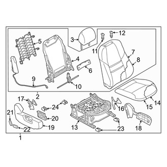 Mazda OE - Front Right Seat