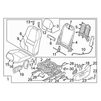 Mazda OE - Front Left Seat