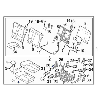 Mazda OE - Center Left Seat