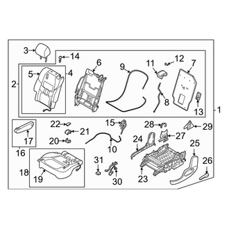Mazda OE - Center Left Seat