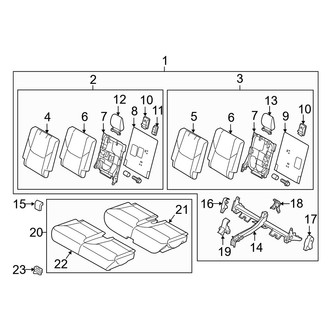 Mazda OE - Front Left Seat Cushion Foam