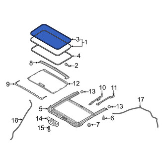 Mazda OE - Sunroof Seal