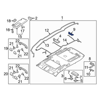 Mazda OE - Rear Roof Bezel