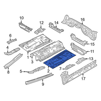 Mazda OE - Front Left Floor Pan