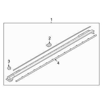 Mazda OE - Pillars, Rocker & Floor - Exterior Trim