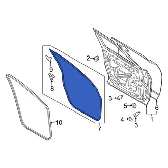 Mazda OE - Front Left Outer Door Seal