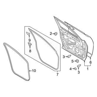 Mazda OE - Front Door - Door & Components