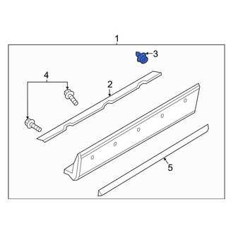 Mazda OE - Door Molding Clip
