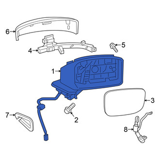 Mazda OE - Front Right Door Mirror Housing