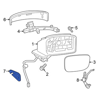 Mazda OE - Right Door Mirror Gasket