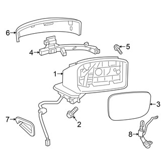Mazda OE - Front Door - Outside Mirrors