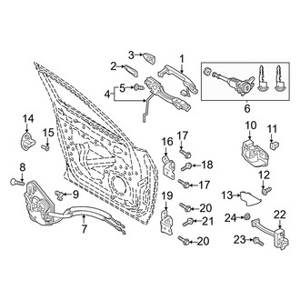 Mazda OE - Front Door - Lock & Hardware
