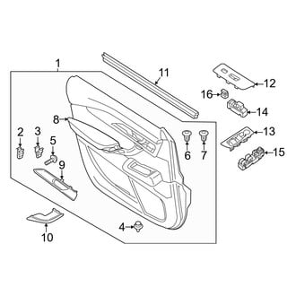 Mazda OE - Front Door - Interior Trim