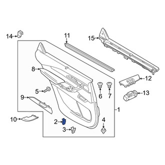 Mazda OE - Door Interior Trim Panel Retainer