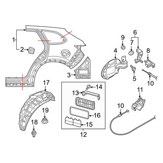 Mazda OE - Quarter Panel & Components