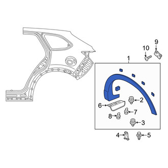 Mazda OE - Rear Right Wheel Arch Molding