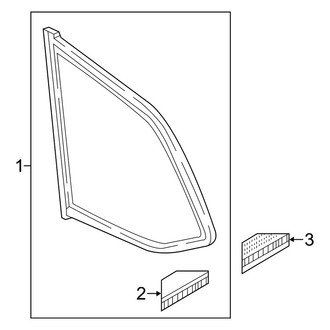 Mazda OE - Quarter Panel - Glass