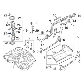 Mazda OE - Fuel Pump Check Valve
