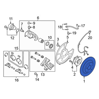 Mazda OE - Rear Disc Brake Rotor