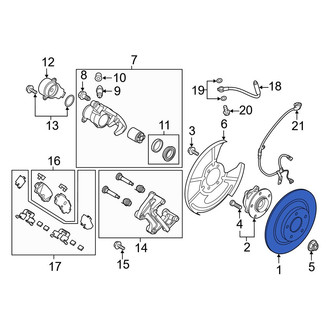 Mazda OE - Rear Disc Brake Rotor