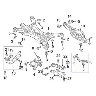 Mazda OE - Front Lower Suspension Control Arm Nut