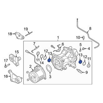 Mazda OE - Rear Differential Carrier Bearing
