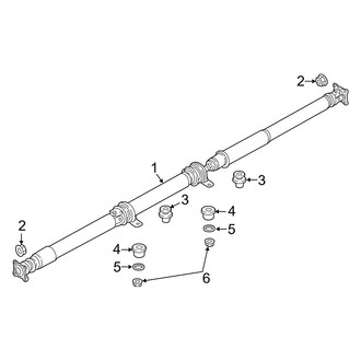 Mazda OE - Rear Suspension - Drive Shaft (AWD)