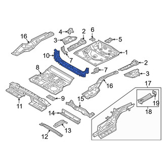 Mazda OE - Rear Floor Pan Reinforcement