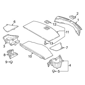 Mazda OE - Rear Body & Floor - Interior Trim