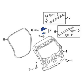Mazda OE - Rear Liftgate Hinge