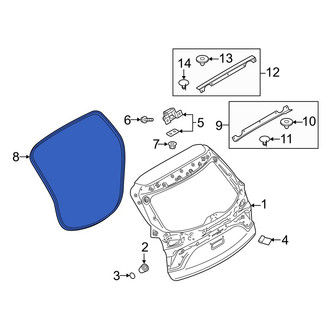 Mazda OE - Rear Hatch Seal