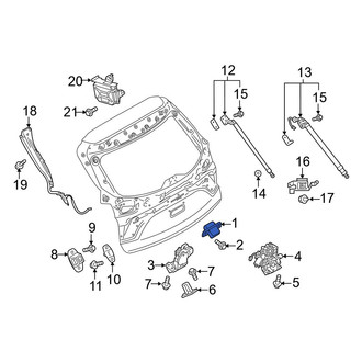 Mazda OE - Rear Liftgate Latch Release Switch