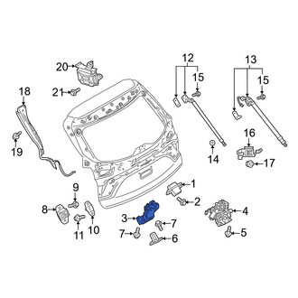 Mazda OE - Rear Liftgate Latch