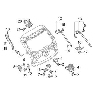 Mazda OE - Lift Gate - Lock & Hardware