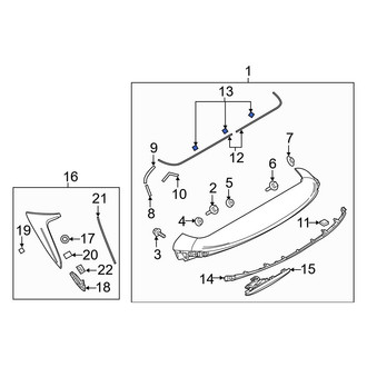 Mazda OE - Wheel Arch Molding Seal